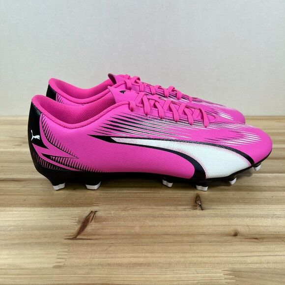 Puma Ultra Play Firm Ground FG/AG Soccer Cleats Mens 11 Poison Pink Black - Picture 1 of 8